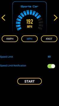 Speedometer-Odometer, GPS & Trip Meter HUD View screenshot 3