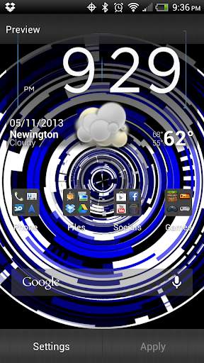 Tech Rings 2 Live Wallpaper Fr screenshot 4