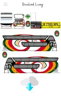 Livery BUSSID Putera Mulya SDD screenshot 8
