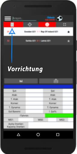 iTahmin Live-Statistiken screenshot 3