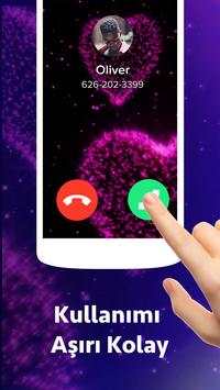 Arama Ekranı - Gelen arama, Renkli telefon screenshot 4