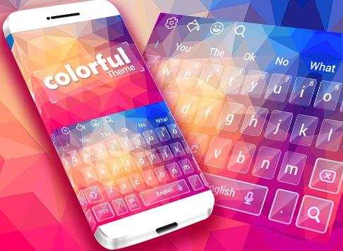Beautiful Colorful Abstract Keyboard screenshot 5