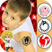Tattoo Camera Editor For Nanatsu No Taizai 1.0.1