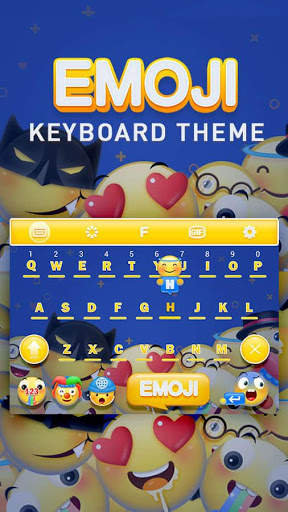 Face Emoji Keyboard Theme for Android screenshot 1
