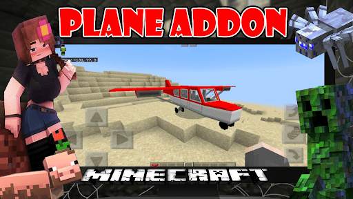 Plane Addon Minecraft  Mod screenshot 2