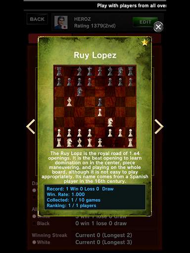 chess game free -CHESS HEROZ screenshot 13