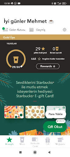Starbucks Türkiye screenshot 1