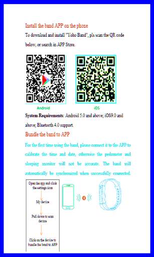 Yoho Smartwatch Sports Guide screenshot 2