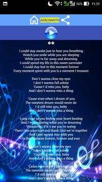I Don't Want to Miss a Thing Song screenshot 2