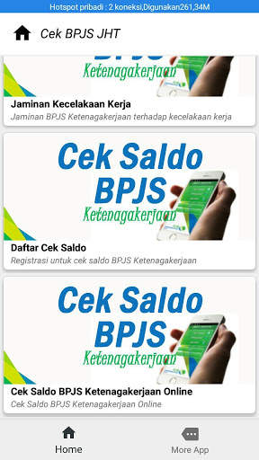 Cek BPJS Ketenagakerjaan Online - New 2020 screenshot 1