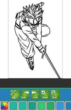 Coloring Book For Dragon Saiyan Ball Z screenshot 3
