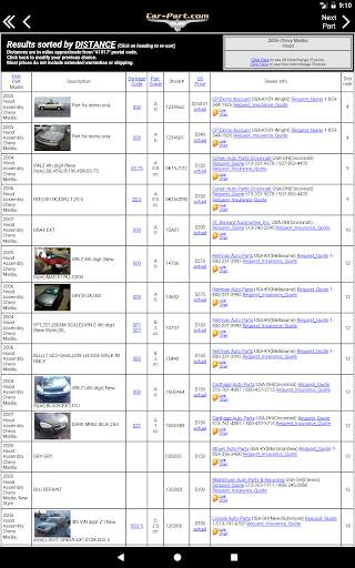 Car-Part.com Used Auto Parts स्क्रीनशॉट 8