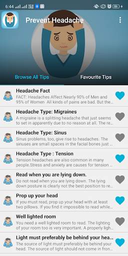 Prevent Headache screenshot 1