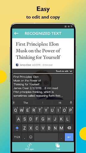 Alpha OCR - Image, PDF to text with high accuracy screenshot 2