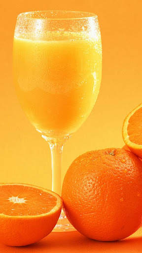Orange color wallpaper screenshot 1