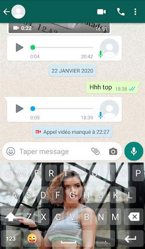 Sexy Girls Keyboard Emoji screenshot 2