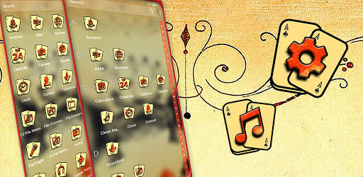 Vintage Cards Launcher Theme screenshot 7