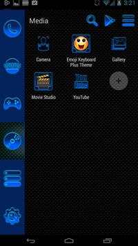 Smart Launcher Blue Neon screenshot 5