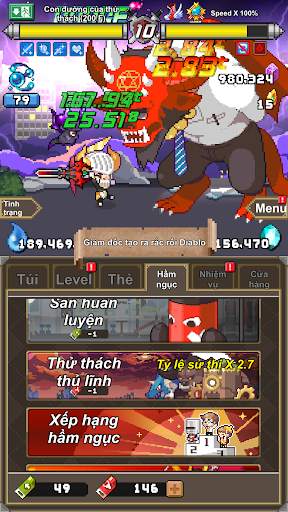 Tập đoàn hầm ngục V (Idle RPG) screenshot 8