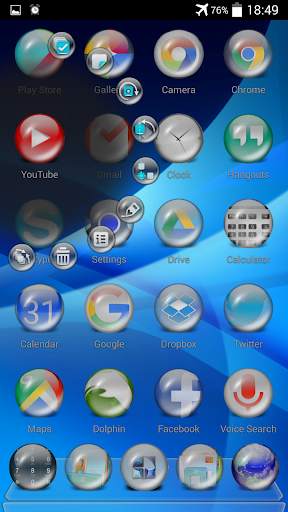 Next Launcher Theme Sphere screenshot 2