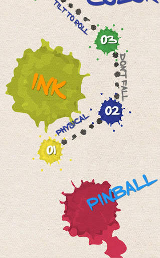 Ink Color Pinball: Ink's world screenshot 1