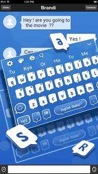Keyboard Theme For Blue Chat screenshot 2