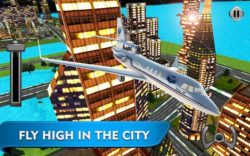 Tourist Airplane Flight Pilot Simulator 2017 3D screenshot 4