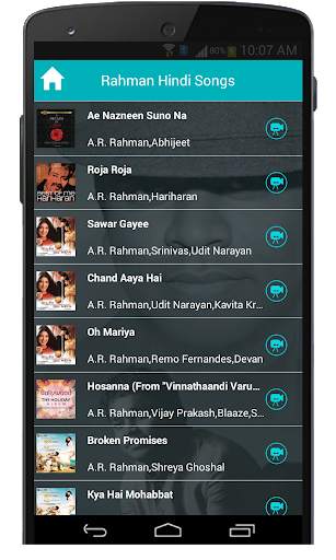 A R Rahman Hindi Movie Songs screenshot 3