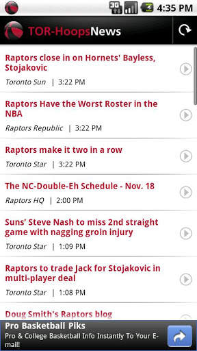 Toronto Basketball News screenshot 1