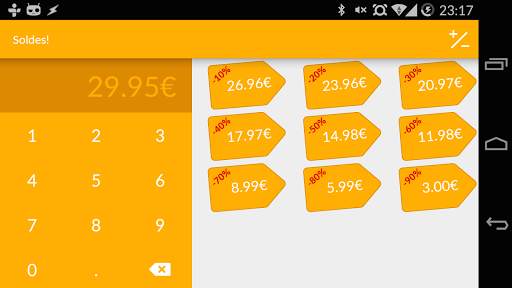 Calculatrice de soldes screenshot 4