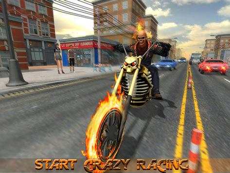 Scary Ghost Ride 3D Bike Racing screenshot 4