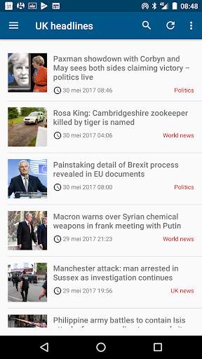 Guardian Reader screenshot 1