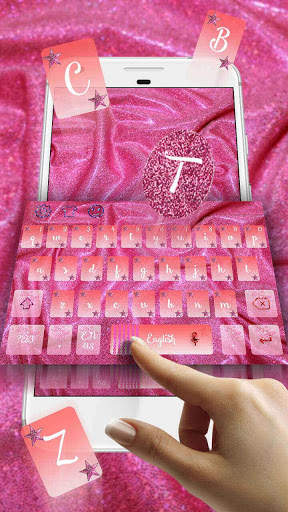 Glitter Heart Keyboard screenshot 1