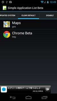 Simple Application List Beta screenshot 3