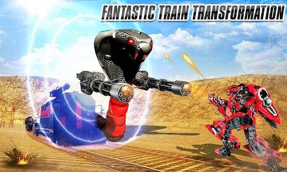 Train Transform Snake Robot Games screenshot 4