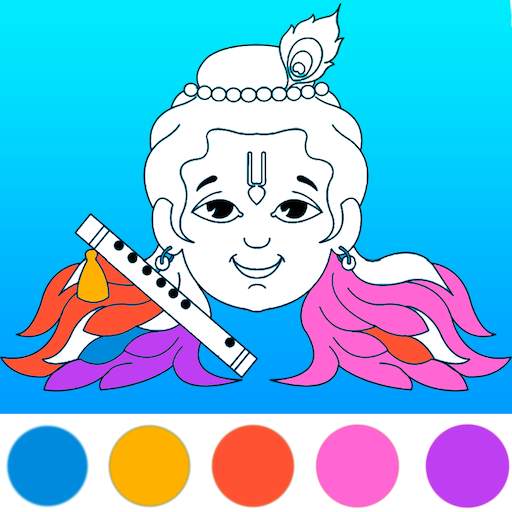Gopi Krishna Coloring Pages - Radha Krishna Games 2.0