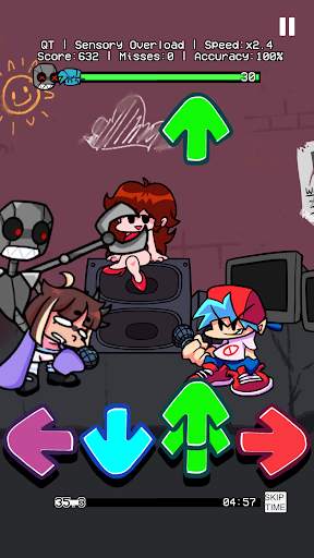 QT FNF Friendship mod screenshot 4