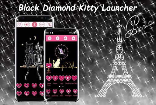 Black Diamond Kitty Launcher screenshot 1