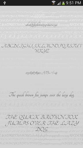 Script Fonts for Android screenshot 6