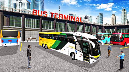 Coach Bus Simulator Drive Game screenshot 2