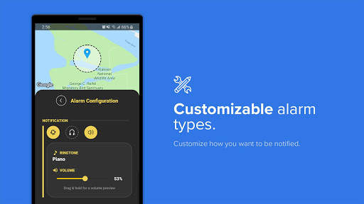 Alarm-Me: A Location Alarm / GPS Alarm screenshot 6