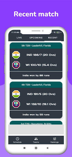 U19 World cup 2024 Live score screenshot 1
