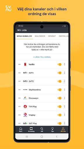 tv.nu - streaming & TV screenshot 5