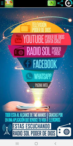Radio y Tv Poder de Dios screenshot 2