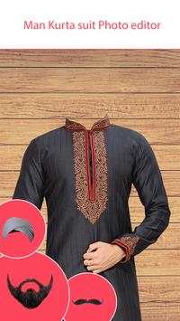 Man Kurta Suit Photo Editor 2017 screenshot 1