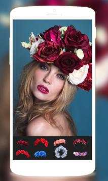 Flower Crown Hairstyles Makeup screenshot 1