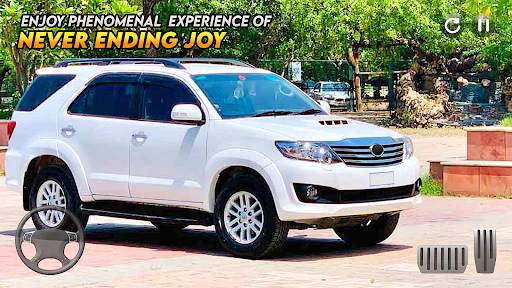 Fortuner Car Simulator Game 3D स्क्रीनशॉट 1