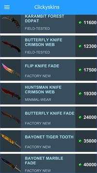 Clickyskins - Win CSGO/PUBG skins screenshot 2