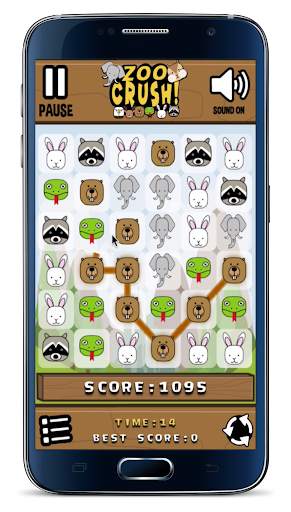 Zoo Crush! (Puzzel Game) screenshot 3