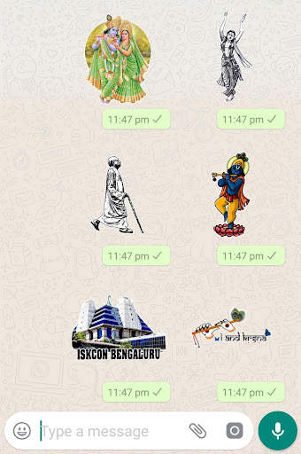 Hare Krishna Stickers for What screenshot 2